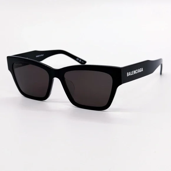 NEW BALENCIAGA BB0307SA 001 SUNGLASSES BLACK SQUARE WOMEN EYEWEAR NEW BB0307SA 001 BALENCIAGA BLACK GREY SQUARE | Mercari main image 4
